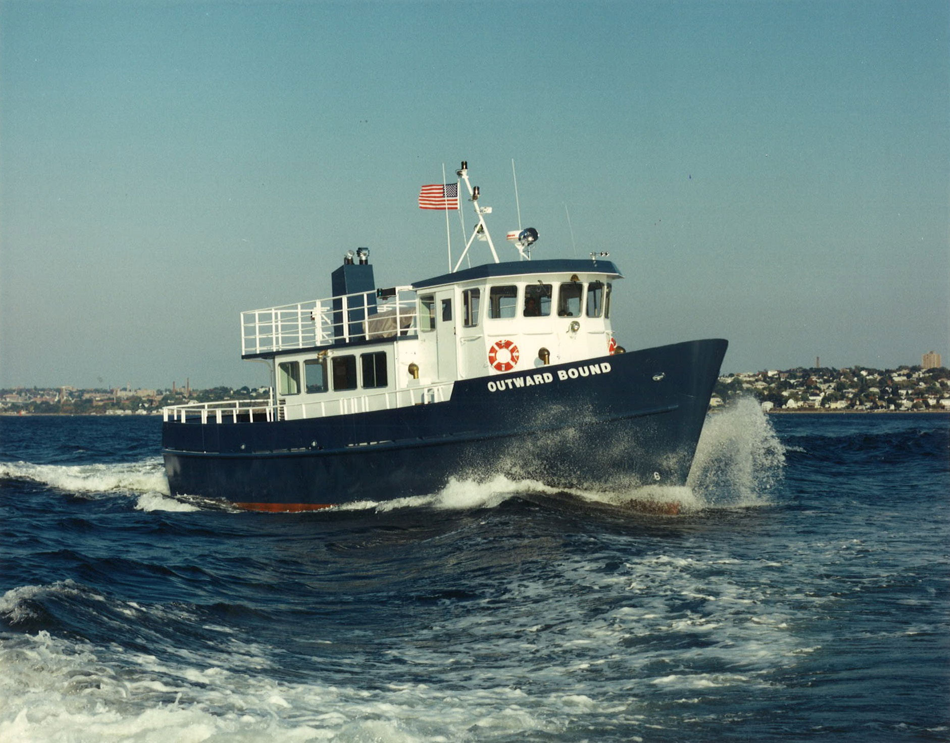 Ferry to Boston Harbor’s Outward Bound School Refitted at Gladding-Hearn